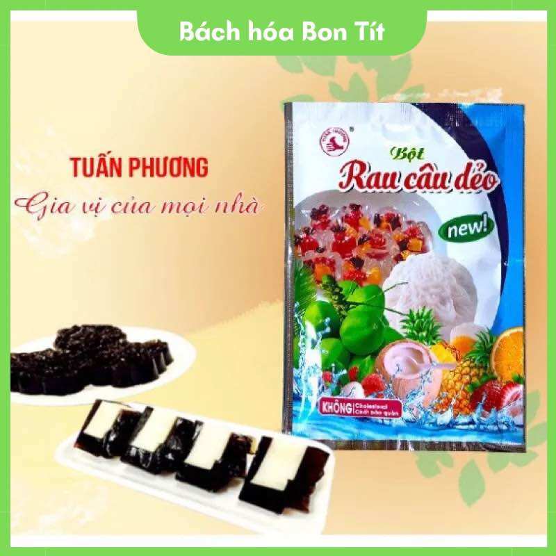 Bột Rau Câu Con Cá Dẻo Tuấn Phương 10 Gram