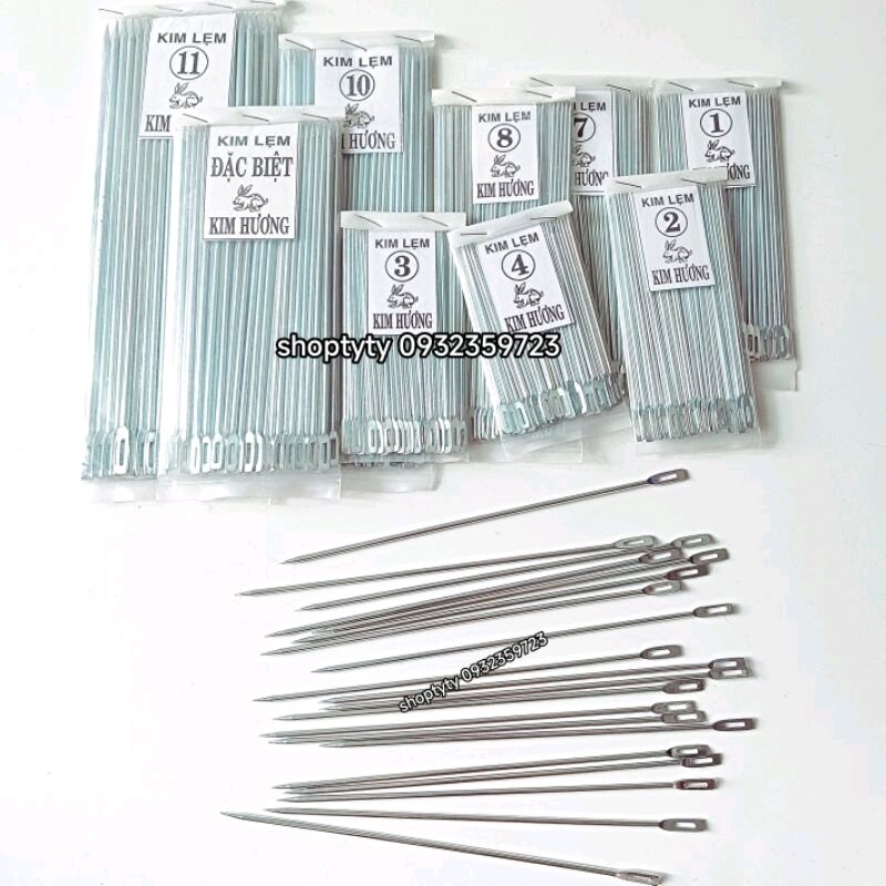 Bịch 40 Cây Lẹm, Kim Sắt May Bao  Có Nhiều Size Để Chọn