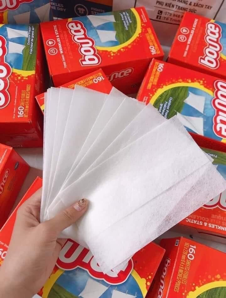 Set 20 tờ giấy thơm bounce mỹ