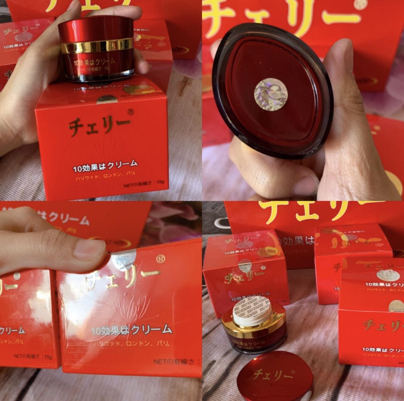 [ĐẠI LÝ] チェリー KEM FACE HOA ANH ĐÀO NHẬT BẢN [CHÍNH HÃNG] 15g - Vinhka18