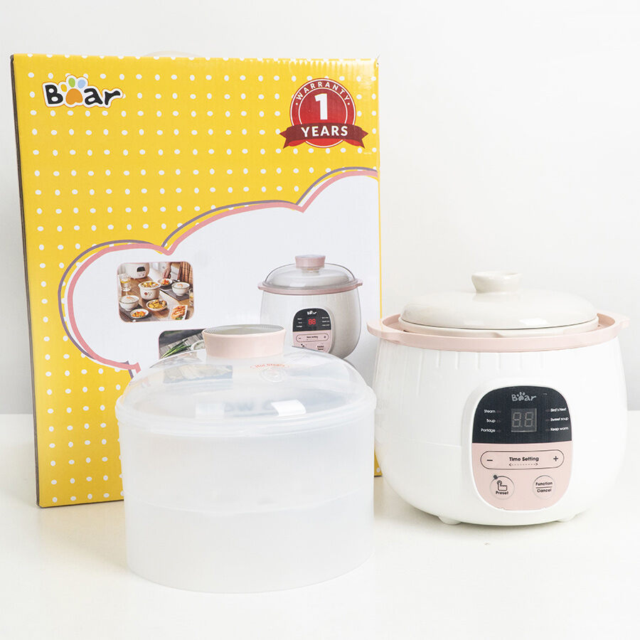 Nồi nấu chậm bear 0.8l, nồi nấu cháo cho bé