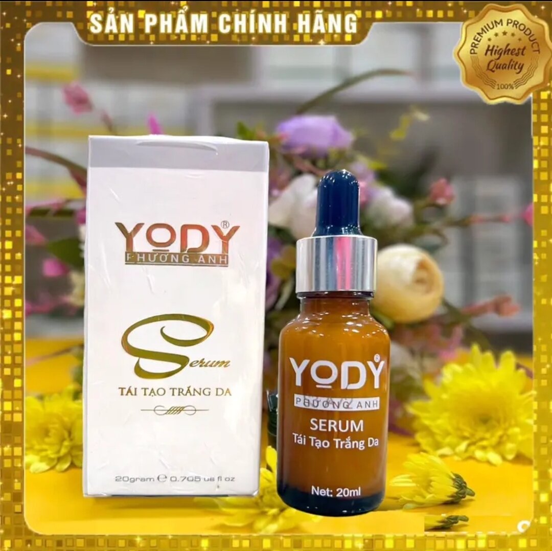 Serum phục hồi trắng da Yody White Phương Anh da khô
