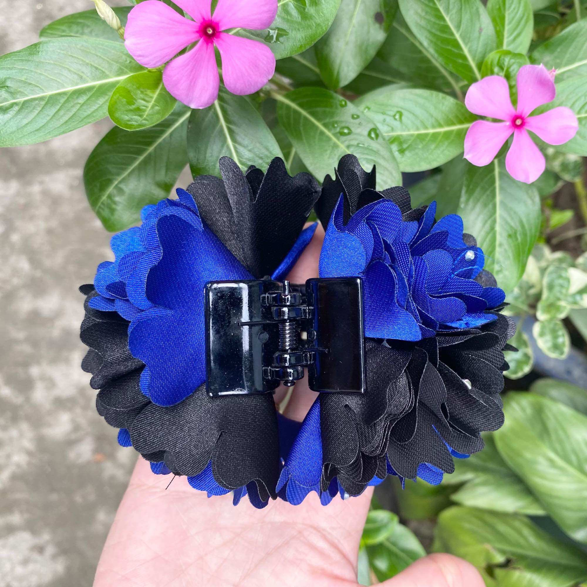 Size đại_Kẹp tóc gắp tóc hoa hồng handmade cực sang cho nữ