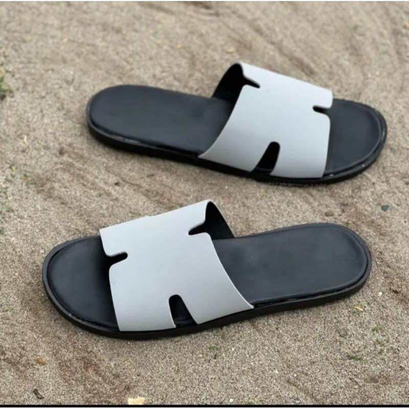 . [Dép HM Ảnh thật 100%] Các Mẫu Dép da Quai Ngang nam . Dép thời trang nam nữ HOT TRENDt, Full size 39-43