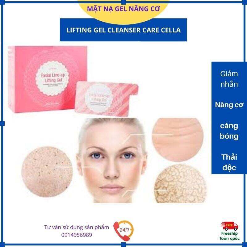 Mặt nạ gel nâng cơ xóa nhăn cấp tốc Lifting Gel Cleanser Carecella CHÍNH HÃNG GCOOP (1 gói đắp nhiều lần)
