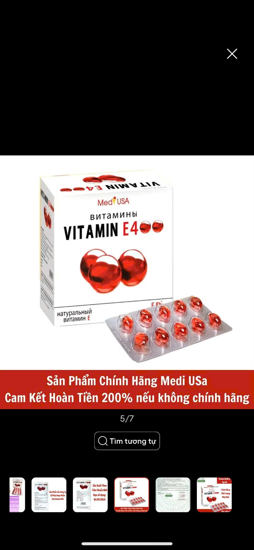 Viên uống đẹp da Vitamin E4000 E Đỏ 4000mcg, Aloe vẻa 500mg - Hộp 100 viên