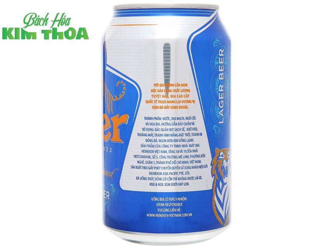 [ HCM ] THÙNG 24 LON BIA TIGER 330ml - Date mới