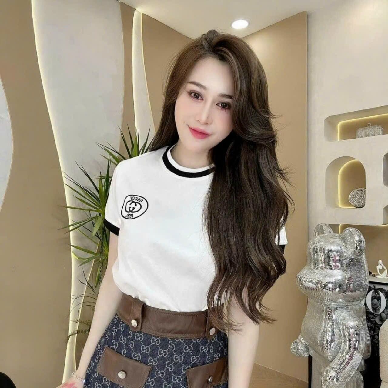 ( Miễn phí ship) Set thiết kế áo borip phối chân váy kaki thun siêu phẩm