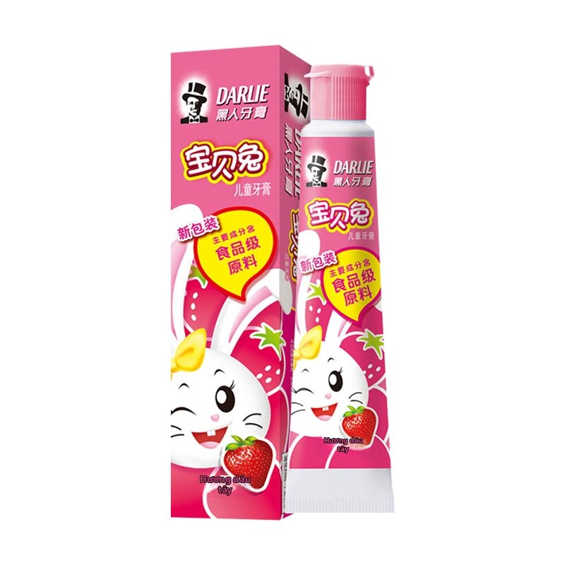 Darlie | Kem Đánh Răng Trẻ Em Chứa Fluoride & Canxi Hương Dâu