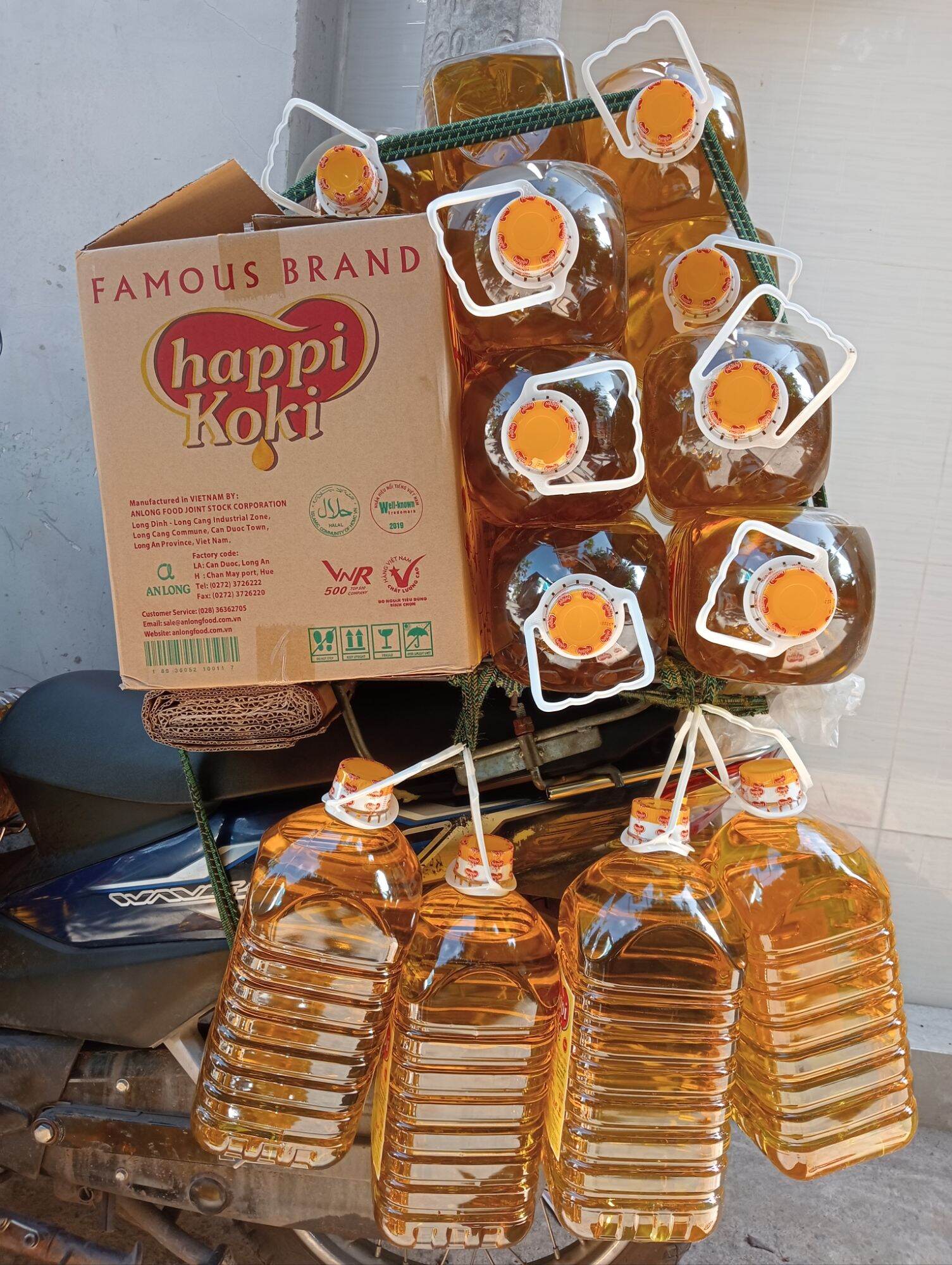 Dầu ăn happi Koki can 5 lít