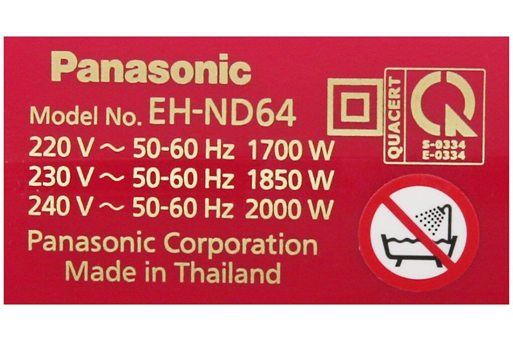 Máy sấy tóc Panasonic EH-ND64-P645 [HÀNG MỚI 100% Bảo hành chính hãng 12 tháng]