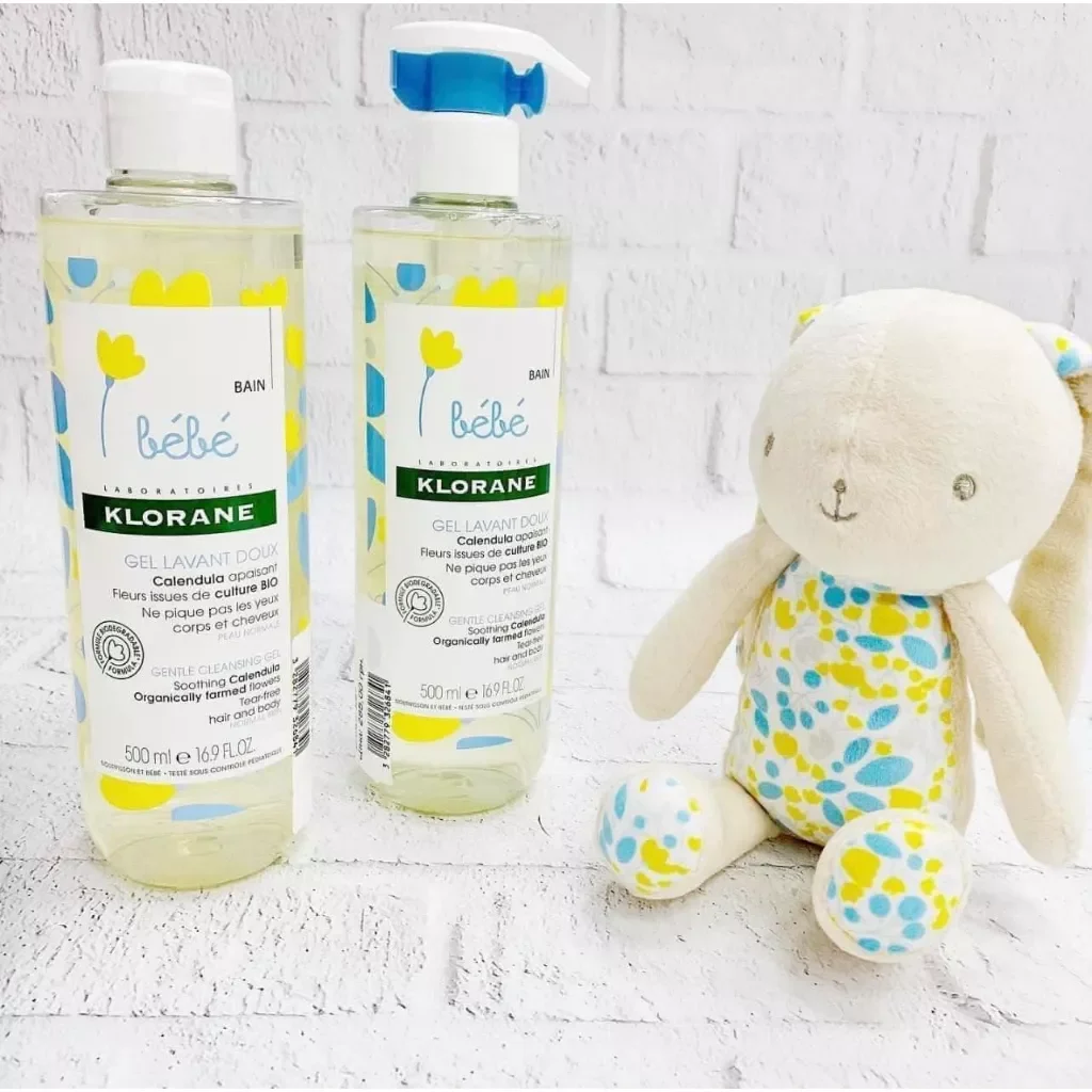 Combo 2 chai Sữa tắm Klorane Bebe 2in1 Pháp