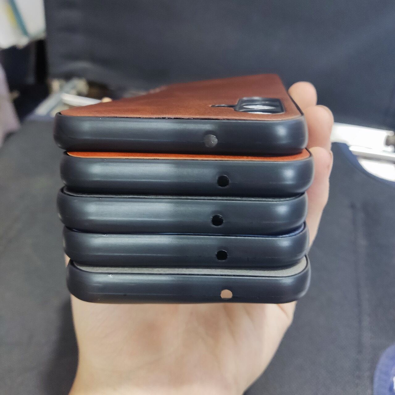 Case ốp lưng Samsung M14 dẻo kiểu da mềm mịn ôm máy bảo vệ camera