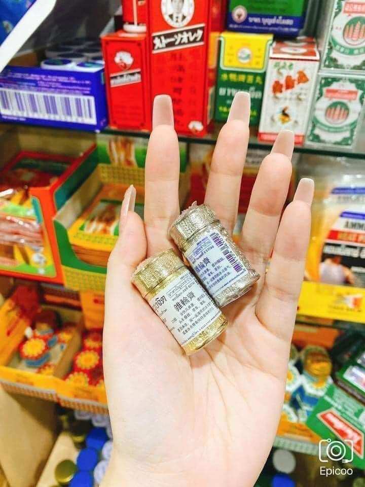 Hít xoang bạc, vàng viêm xoang thái lan( ống hít)