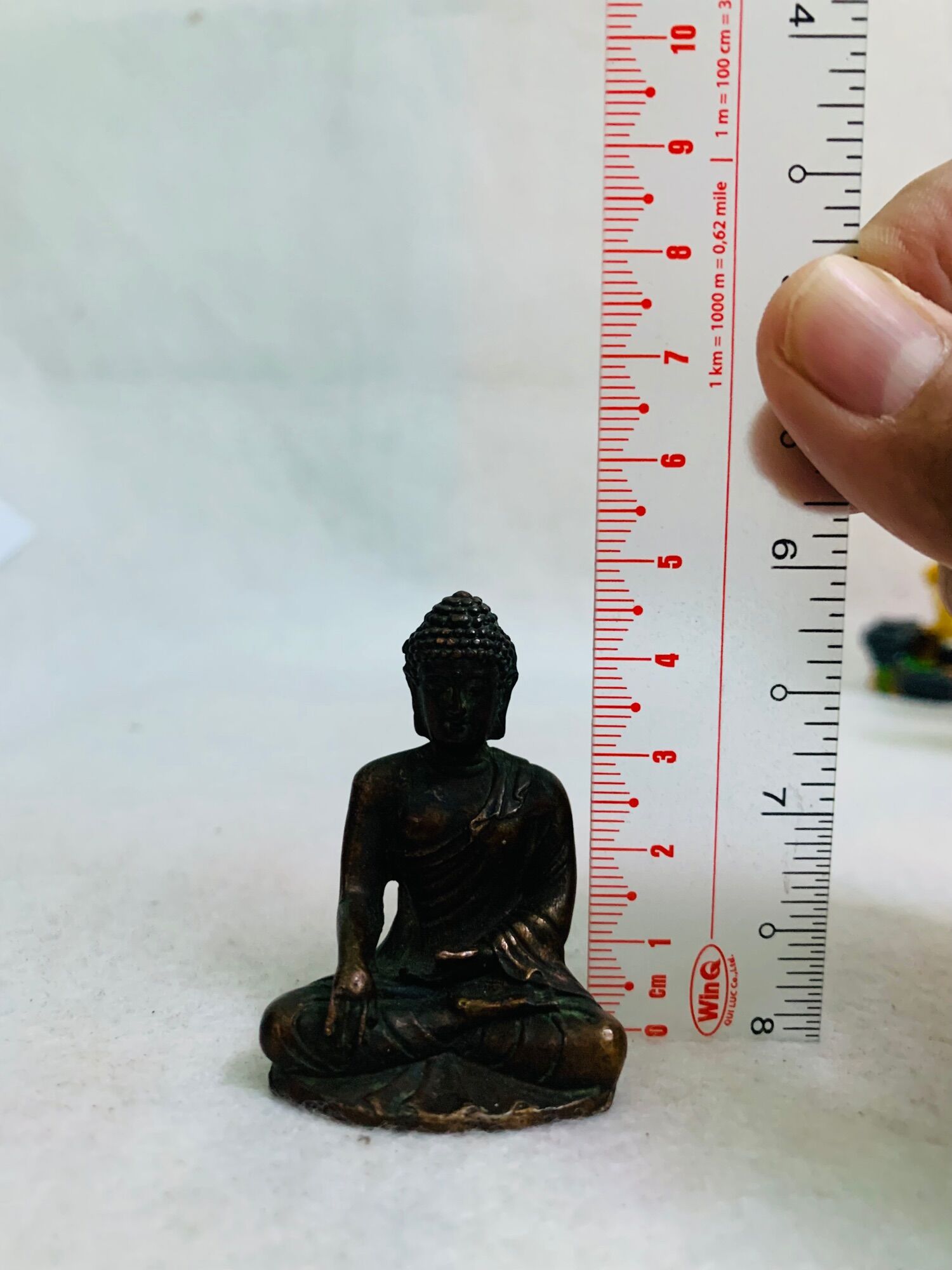 Tượng đồng đỏ giả cổ phật thích ca mâu ni