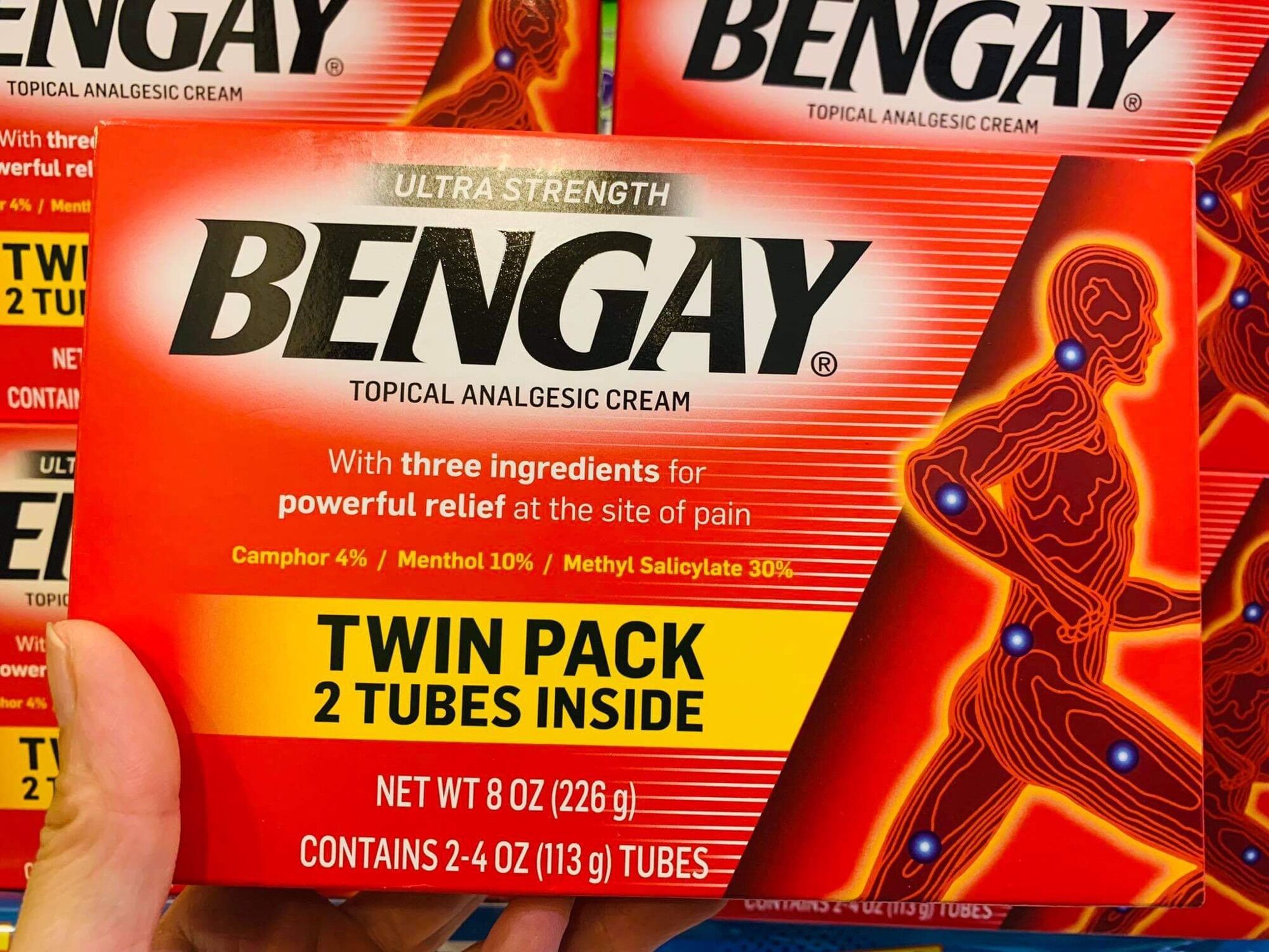 1 tuýp kem xoa bóp bengay 113gr - usa
