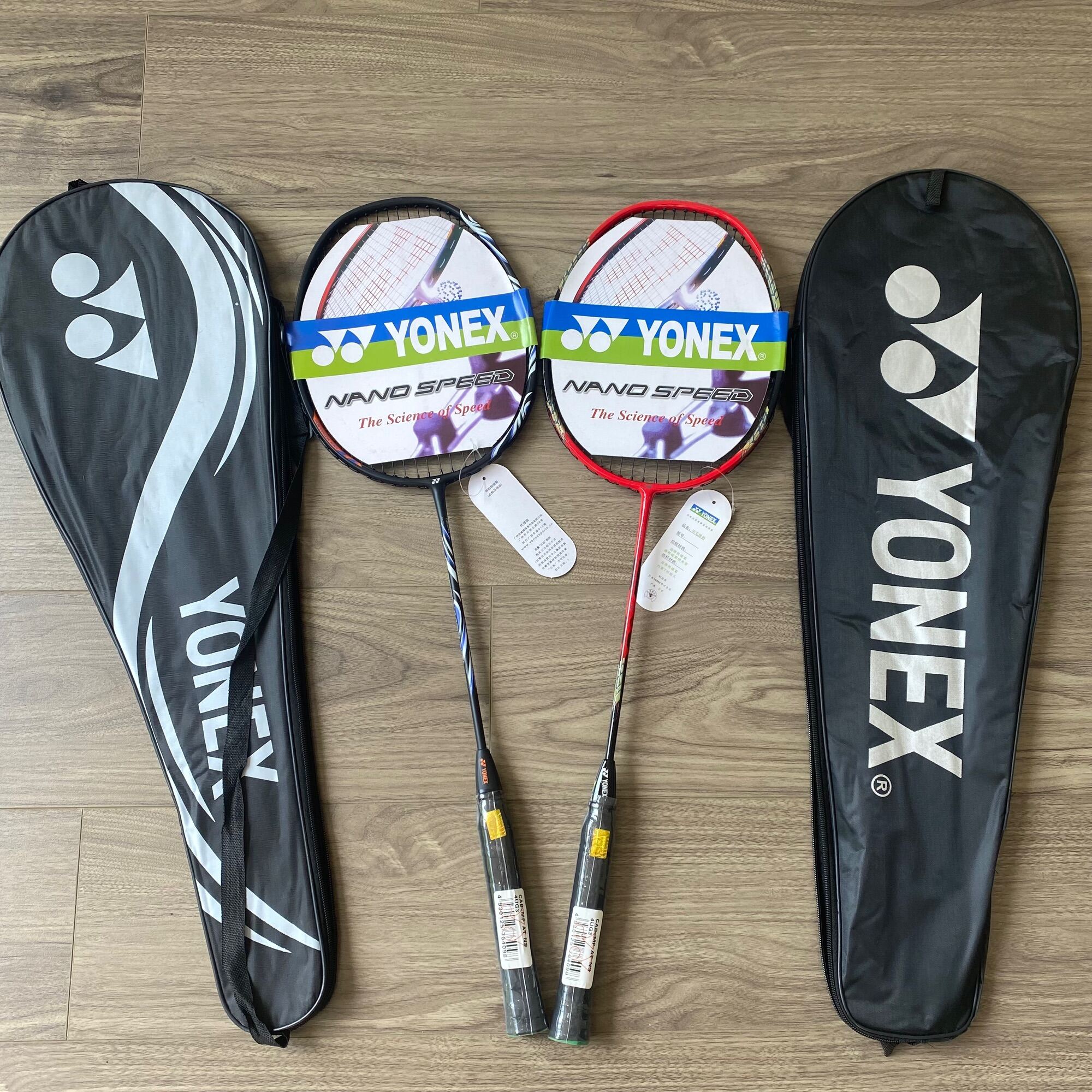 Bộ 2 cây vợt Yonex cước chính hãng giá rẻ