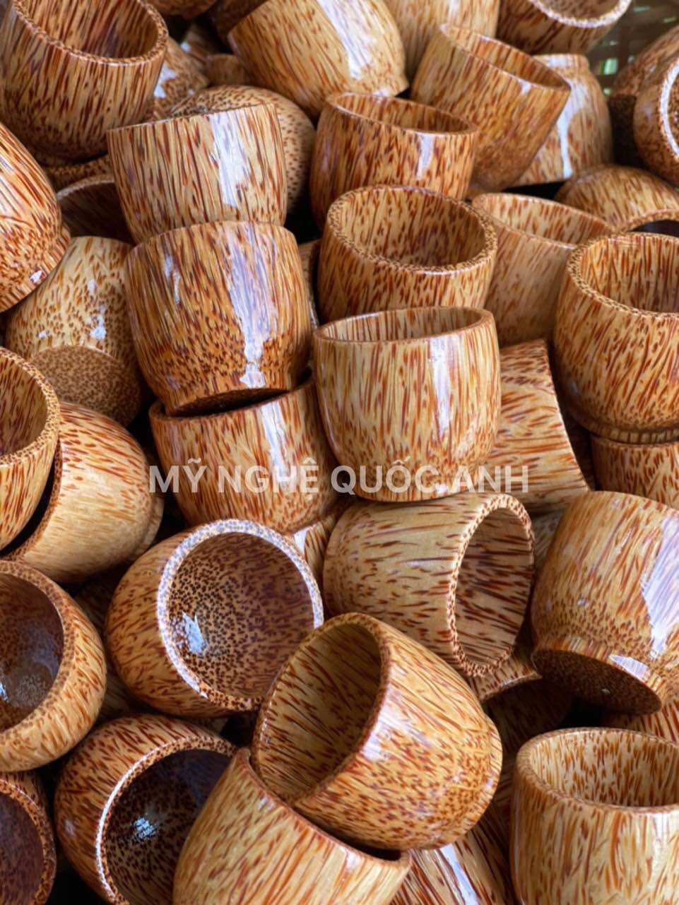Ly uống rượu gỗ dừa