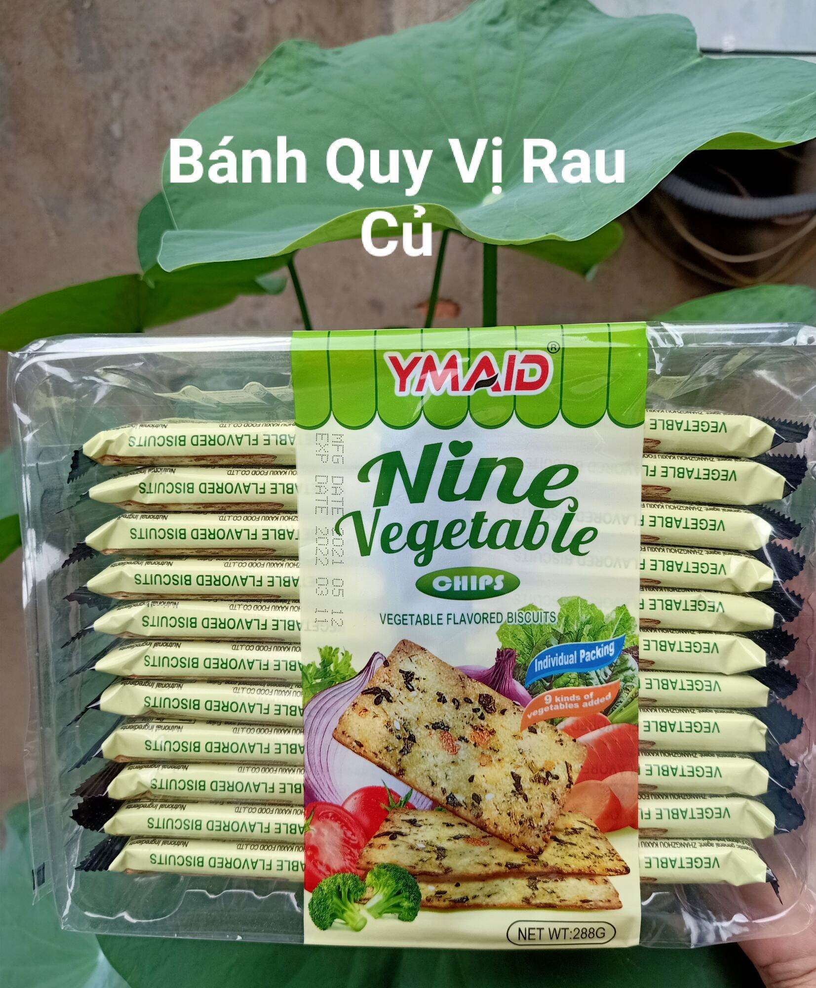 Bánh quy vị rau củ ymaid hongkong