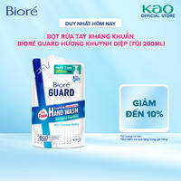 Biore Bọt Rửa Tay Kháng Khuẩn Guard – Hương Khuynh Diệp (Túi) 200ml