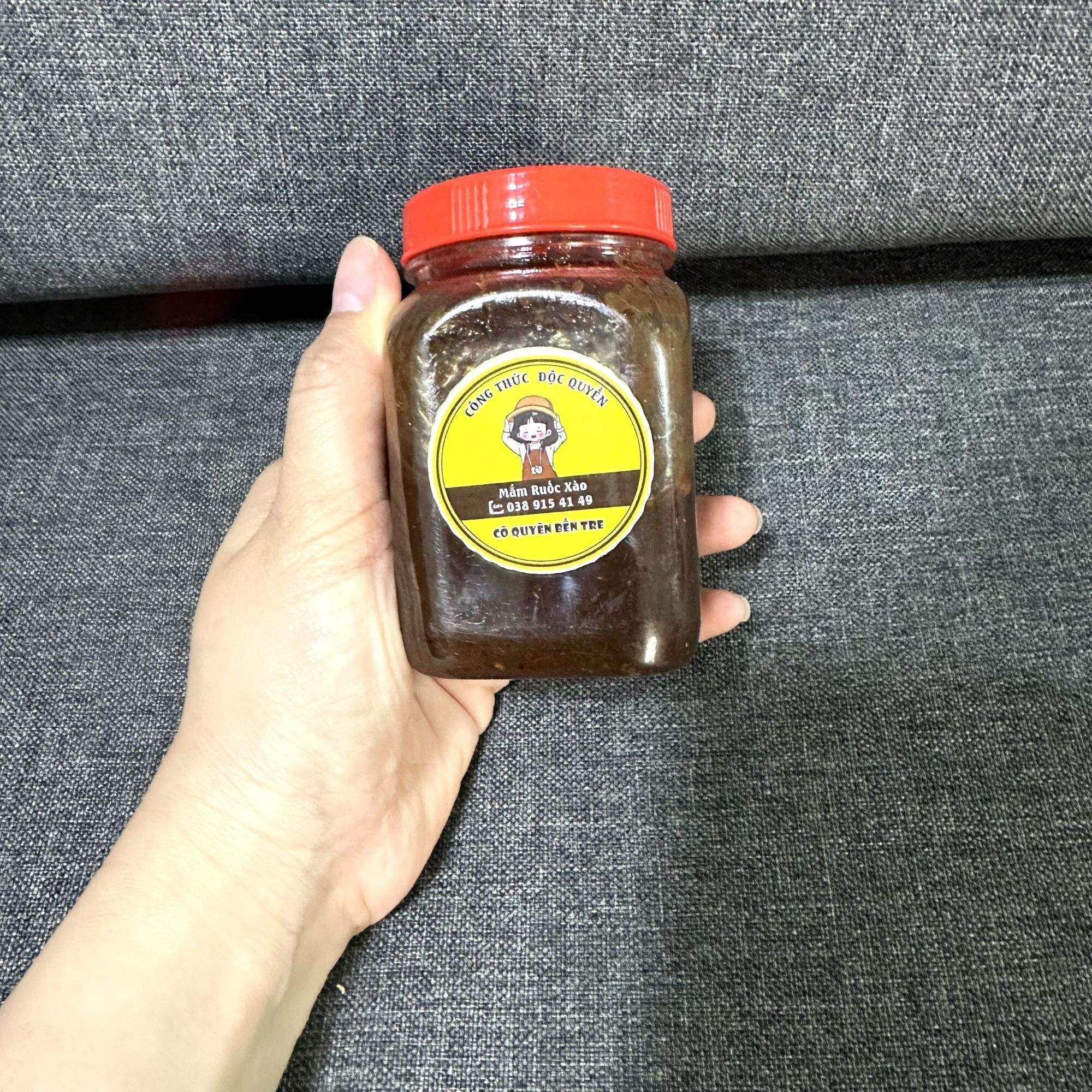 . Mắm ruốc xào ăn liền hủ 250gr date mới liên tục. Mắm ruốc miền tây, mắm ruốc bình đại. Mắm ruốc xào cô quyên bến tre.