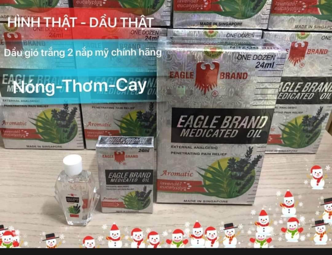 Dầu gió trắng singapore nhập khẩu mỹ chai 24ml