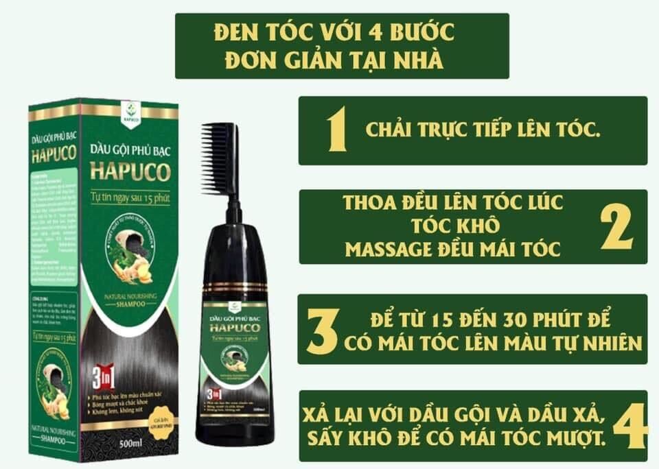 Dầu gội phủ bạc vichico 500 ml chính hãng