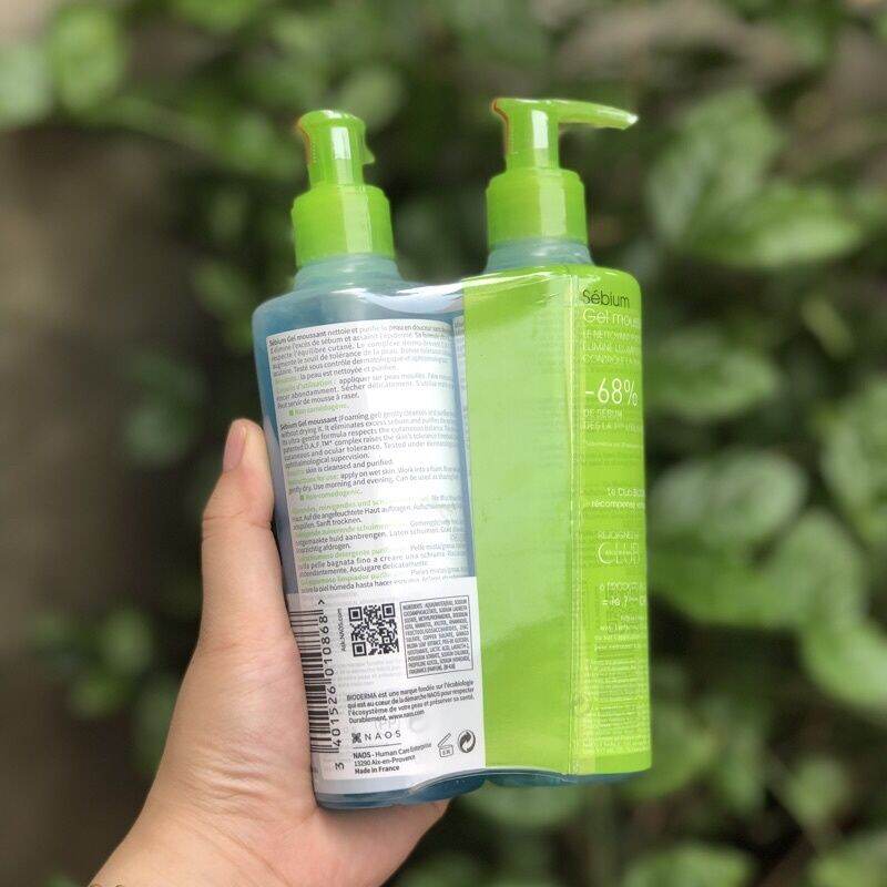 (Chính hãng) Sữa Rửa Mặt Bioderma Sebium Gel Moussant 200ml