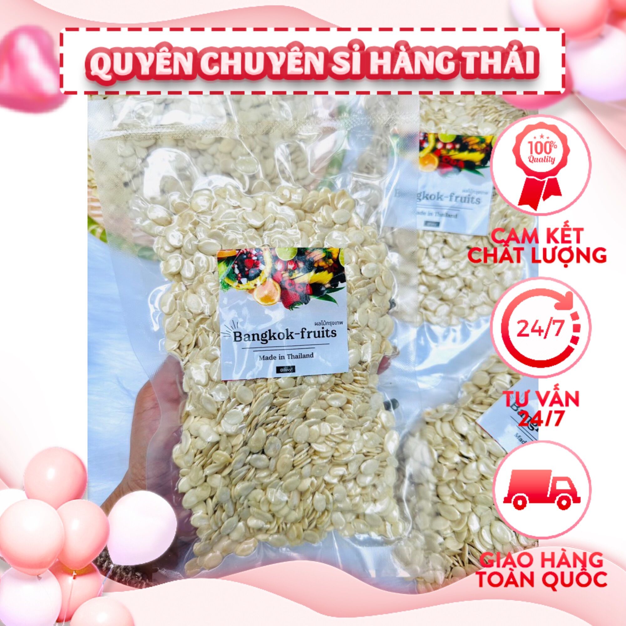 Hạt dưa tách vỏ loại cao cấp chuẩn thái lan