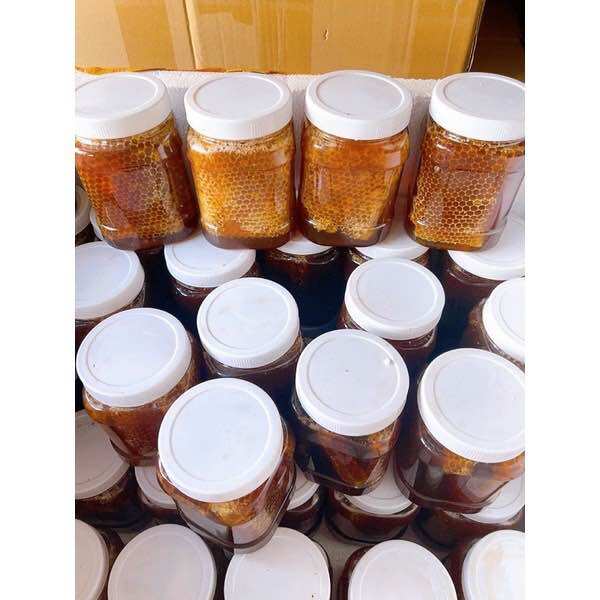 Mật Ong nguyên sáp hủ 1kg