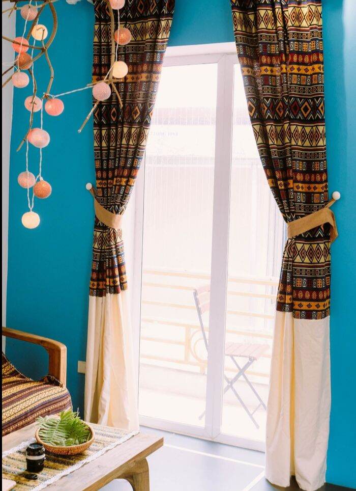 rèm cửa thổ cẩm