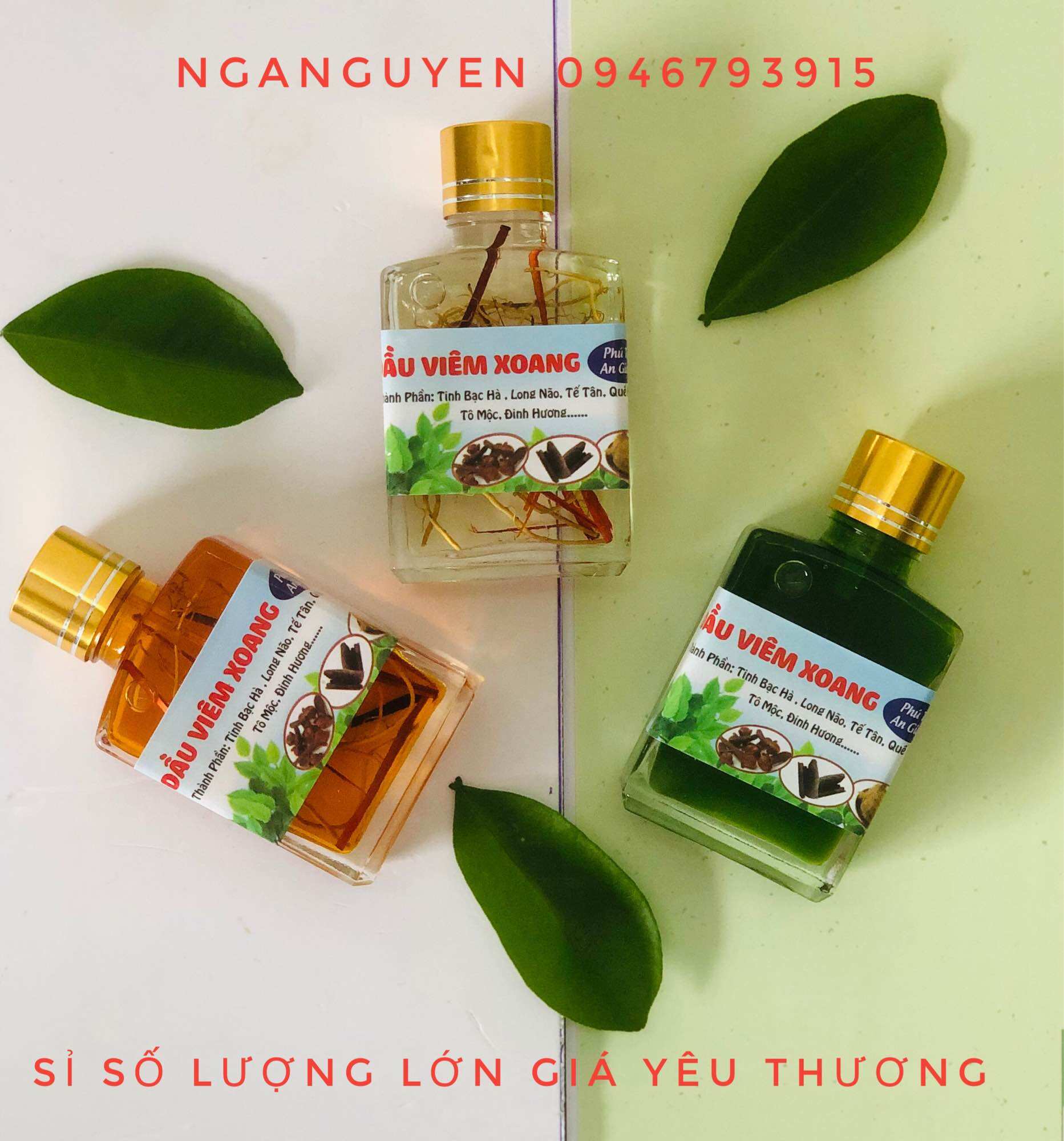 Dầu viêm xoang trắng 30ml (rễ)