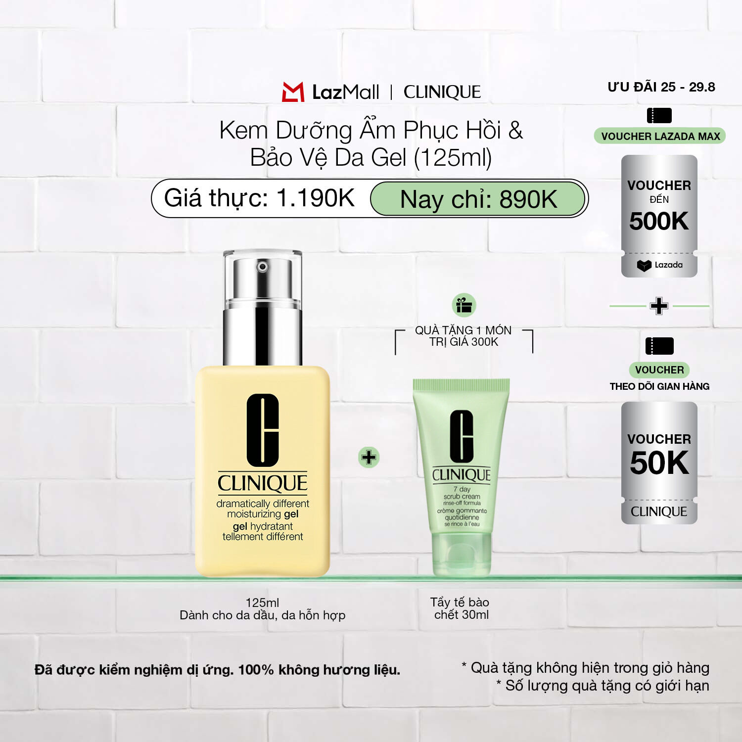 Kem dưỡng ẩm cân bằng Clinique Dramatically Different Moisturizing - Moisturizer 125ml