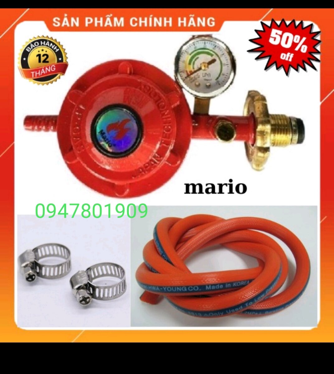 Van dây ngắt gas đồng hồ báo gas