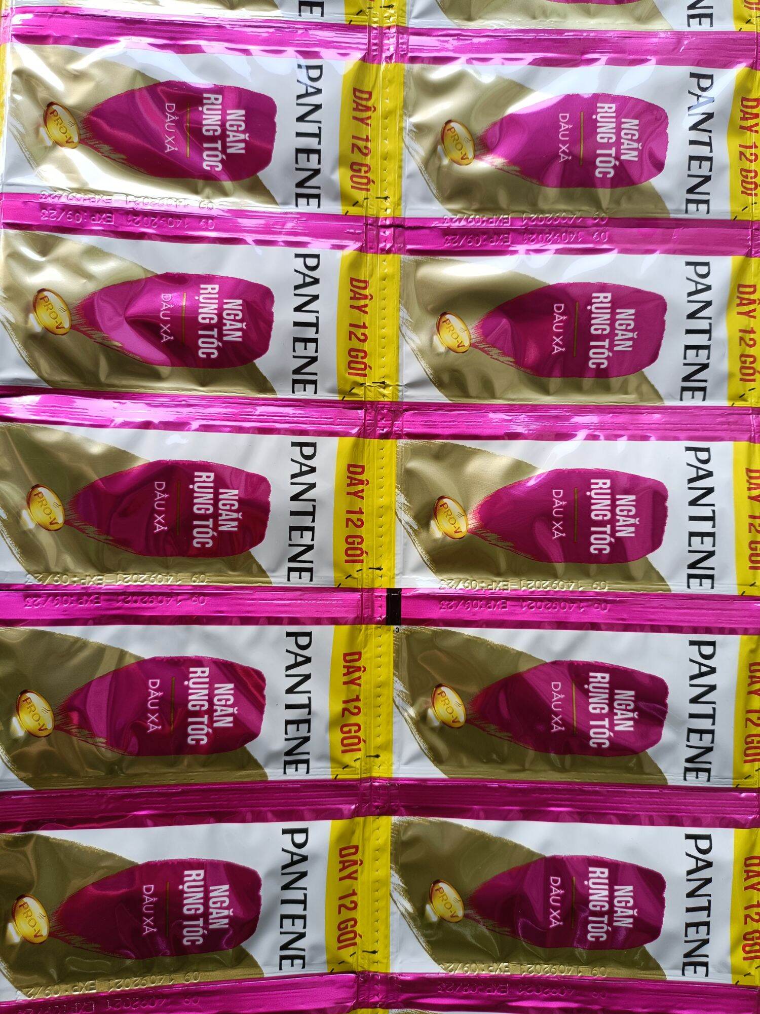 Combo 10 dây xả tóc Pantene (dây 10 gói)