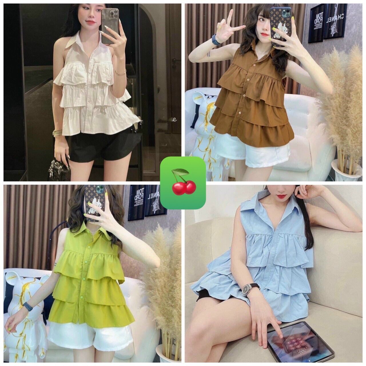 [HCM] ÁO SƠ MI KIỂU BÈO TẦNG FROM DƯỚI 50KG