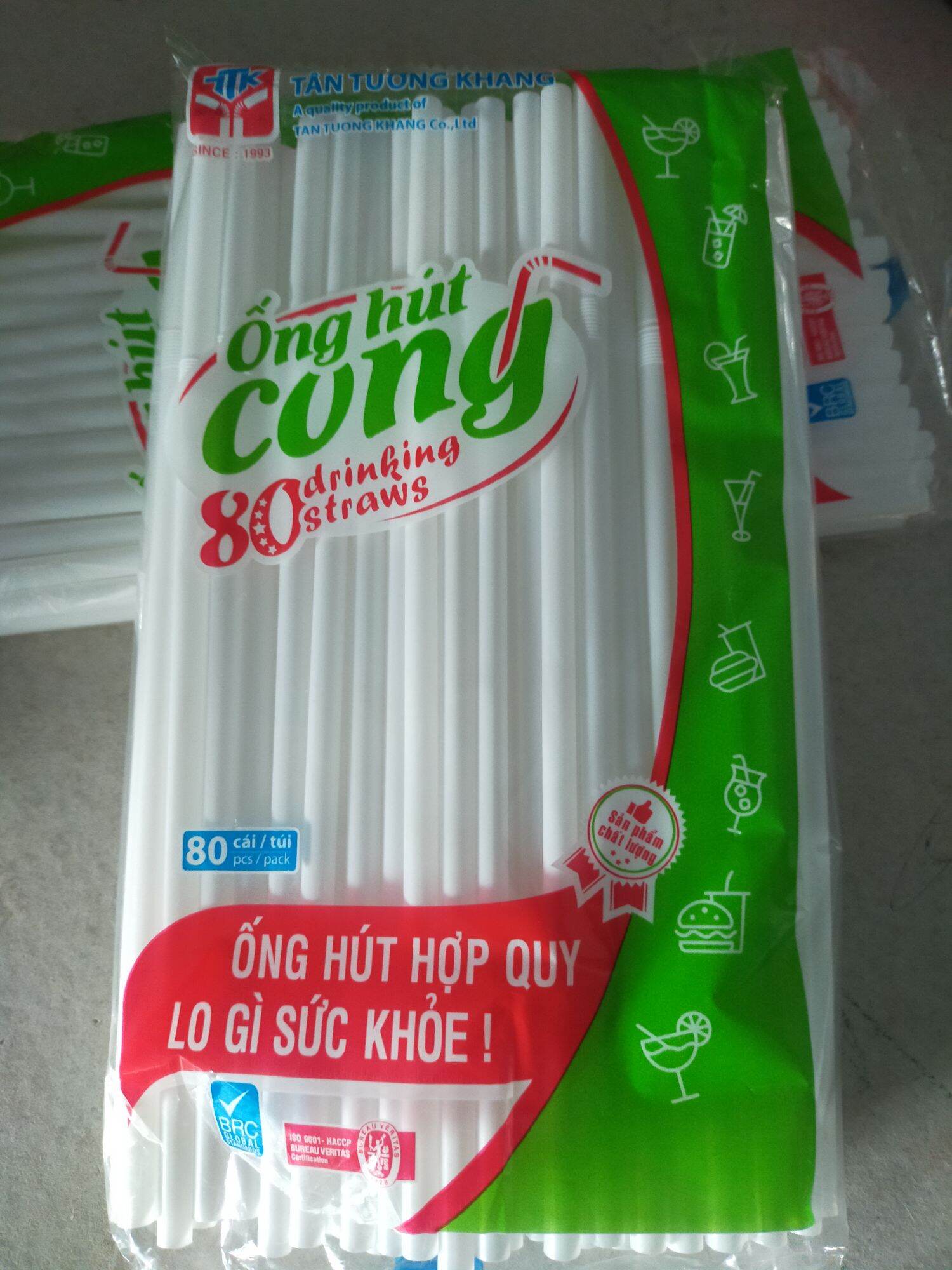 1  Bịch  Ống   Hút   Nhựa    ( Loại  Nhỏ )