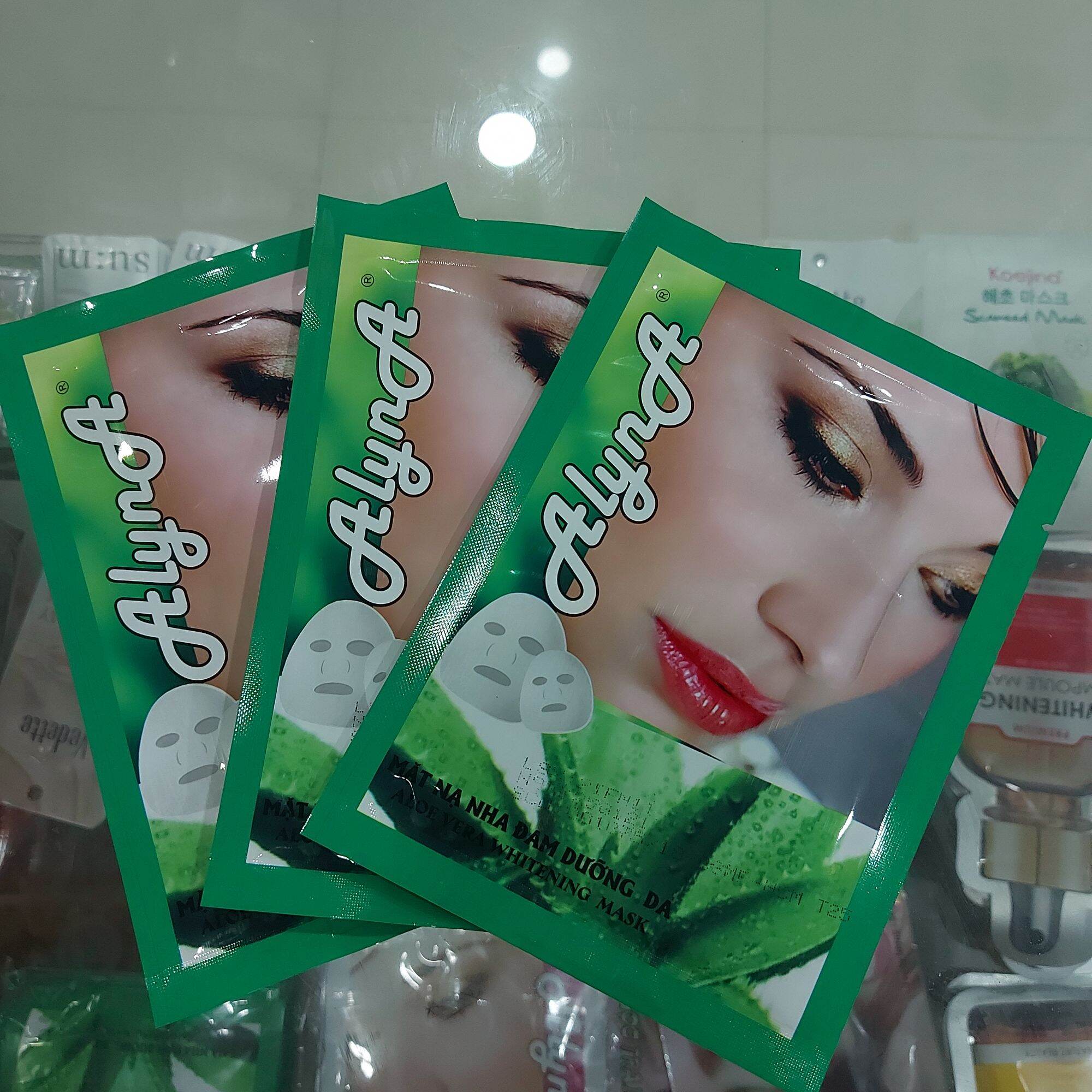 MẶT NẠ DƯỠNG DA ALYNA DƯA LEO (COMBO 10 CHIẾC)