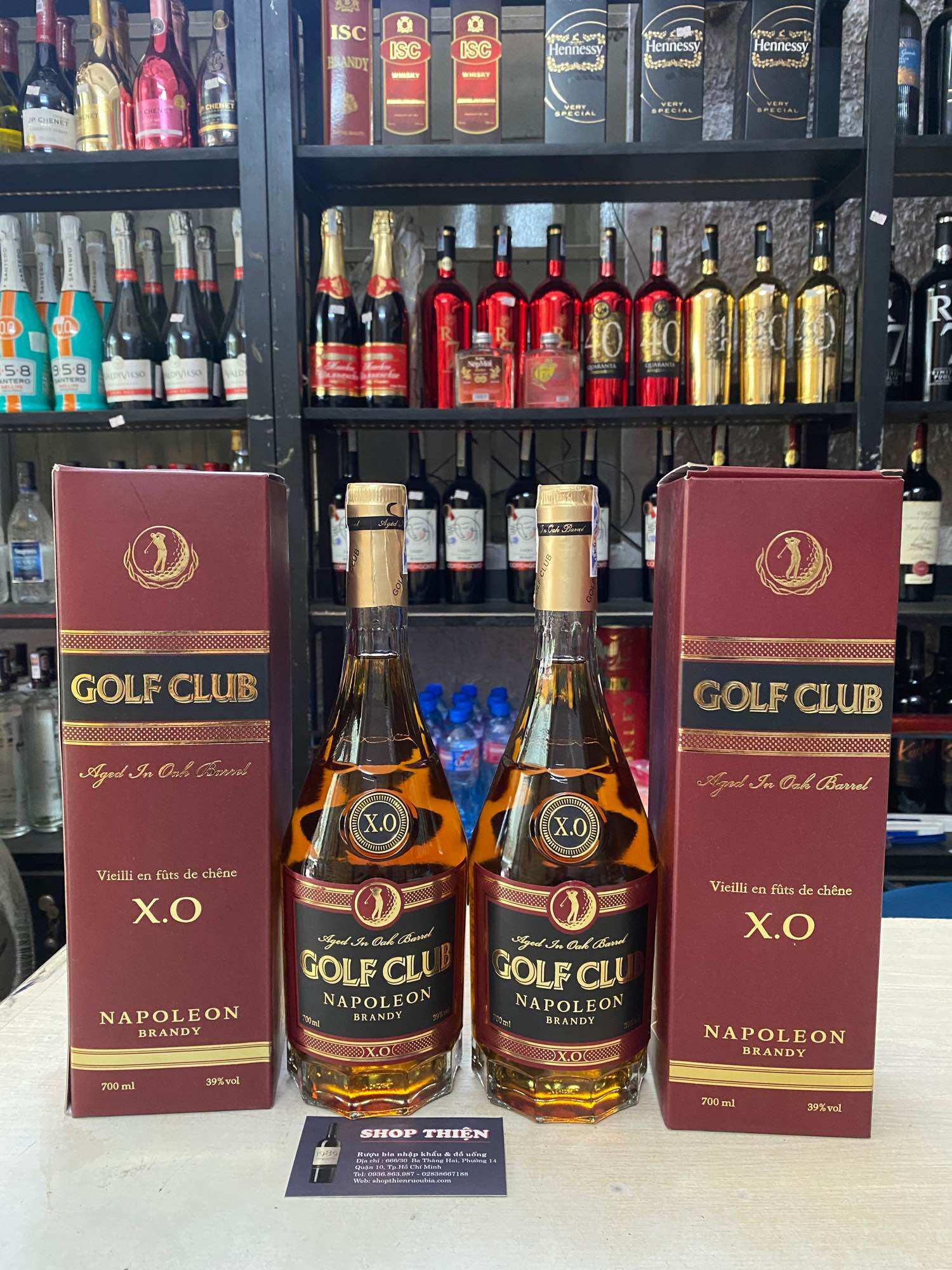 Ruou GOLF CLUB Napoleon Brandy 39% 700ml