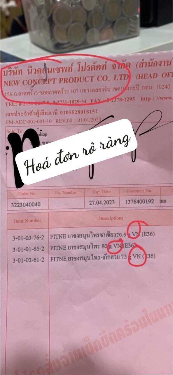 Trà thải mỡ thái lan