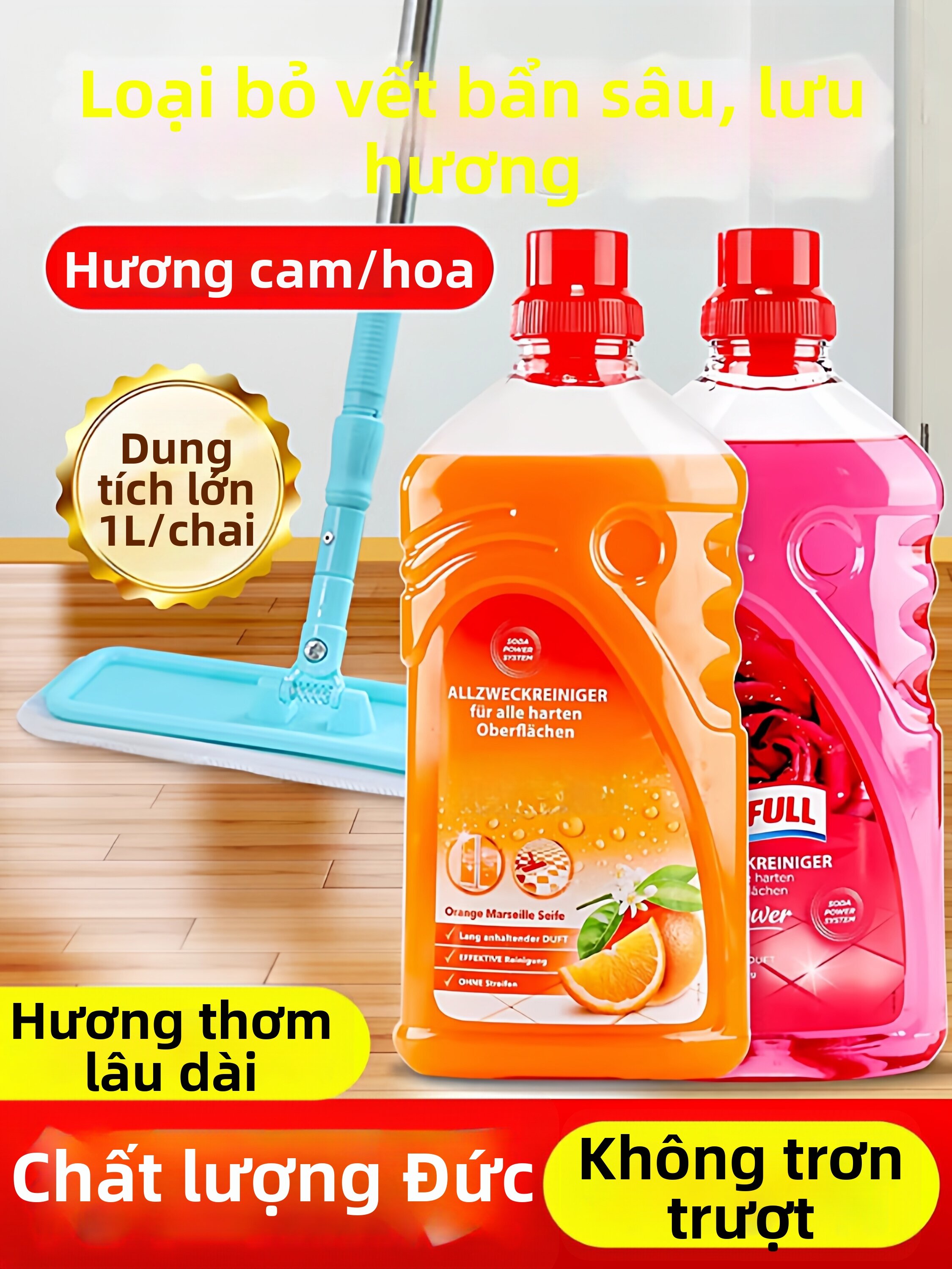 Long-lasting Fragrance Antibacterial Floor Cleaner