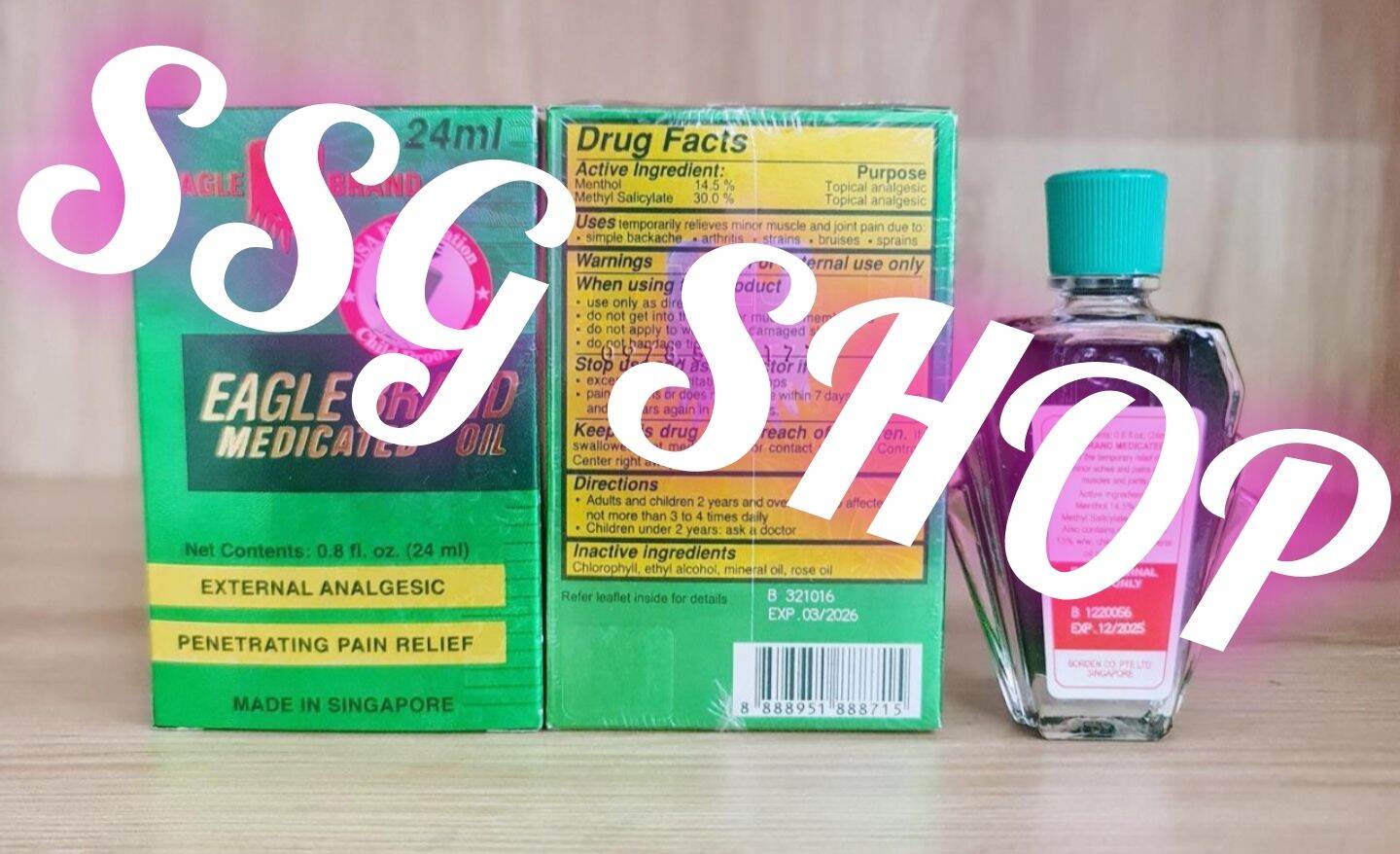 DẦU GIÓ XANH MỸ 2 NẮP HÀNG XỊN