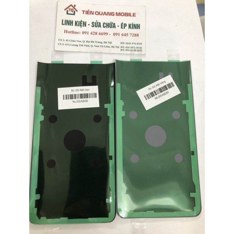 Nắp lưng Samsung A80 (đen, trắng, vàng)