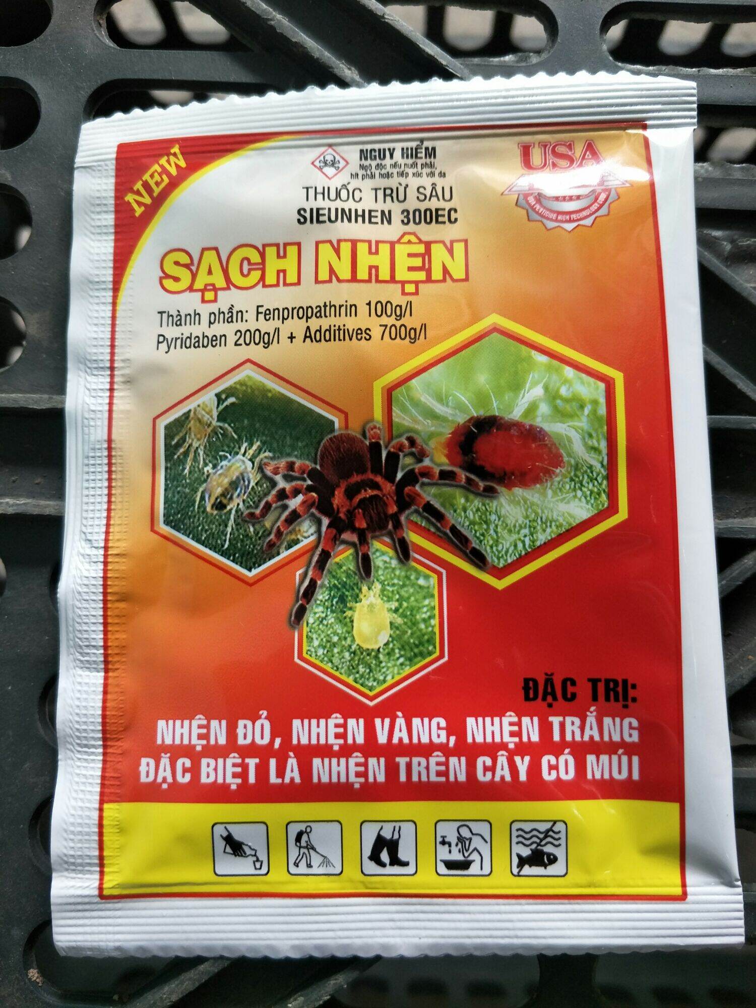 Thuốc diệt nhện sạch nhện trên cây trông cây hoa hồng hoa mai hoa lan cây khiễng rau màu lúa cây ăn trái không nóng mát cho cây