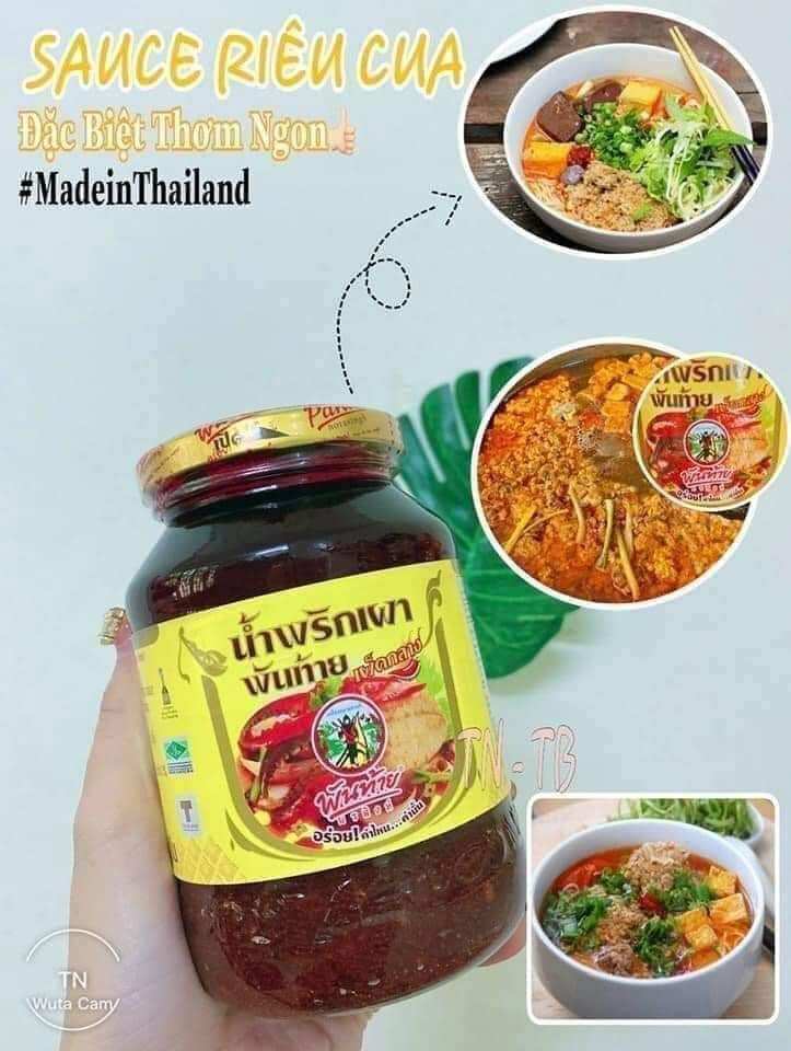Sốt nấu riêu cua thái lan