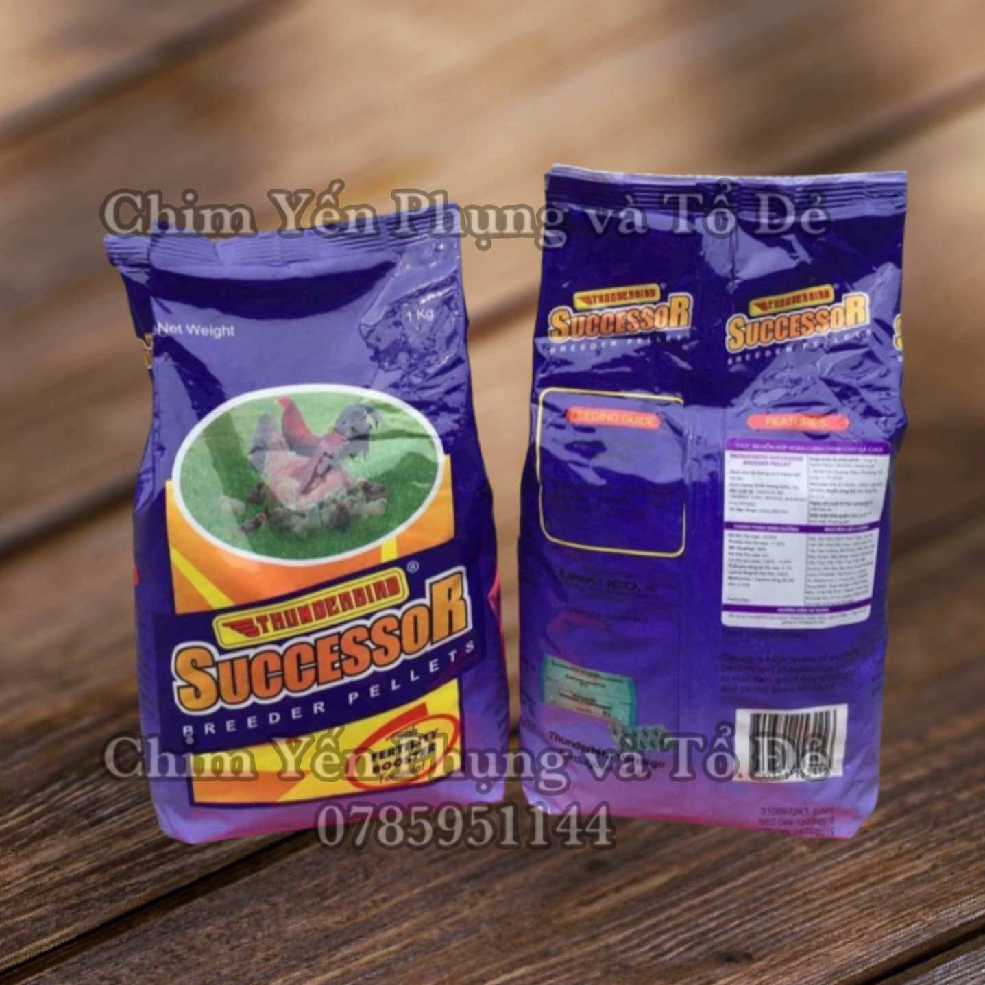 Cám Gà Đẻ SUCCESSOR Thunderbird 1kg – Dinh Dưỡng Cao, Date Mới