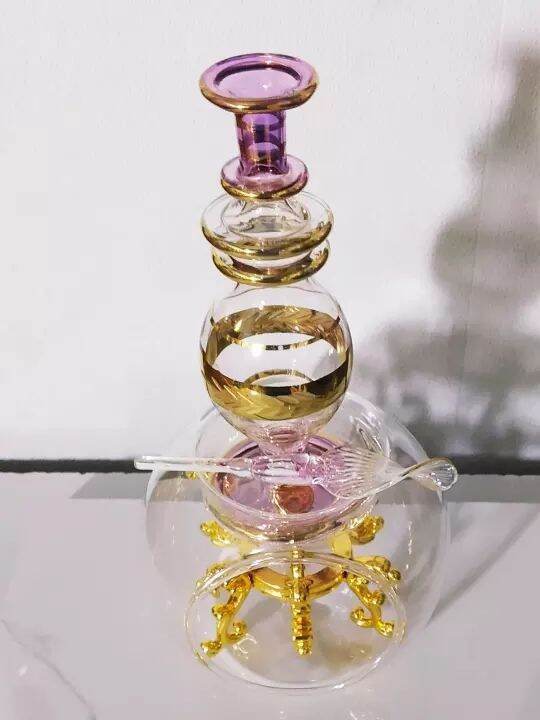 Bộ Bình như hình ảnh chai lọ mini thủy tinh làm đồ chơi trang trí để bàn đựng nước hoa đẹp dễ thương mamị