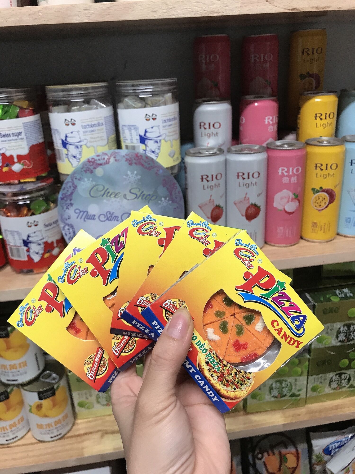 ComBo 10 Cái Kẹo Dẻo Hình Pizza🍕 (1 Cái 6 miếng )