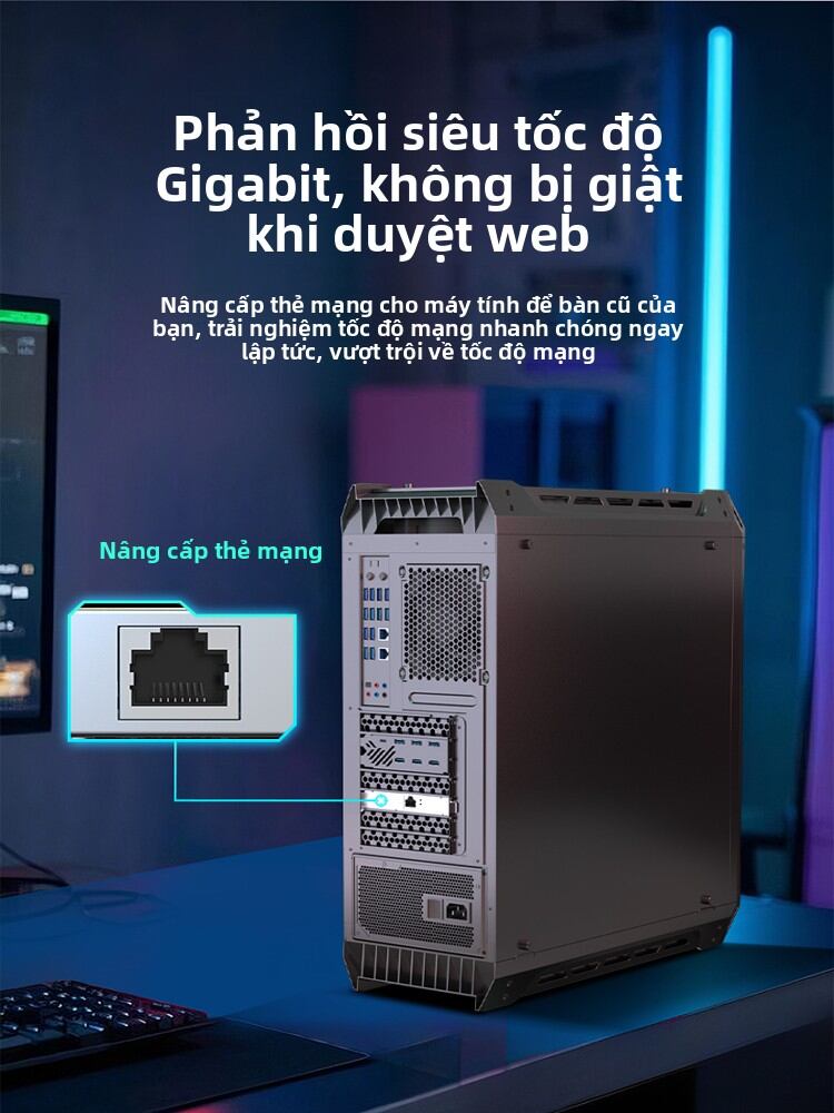 Comfast | 1000M/5G High-Speed Stable Network Adapter for Desktop PC Giá 190,000 Đồng*Miễn phí vận chuyển
