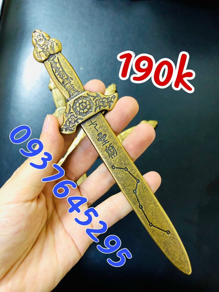 Kiếm thất tinh phong thủy bằng đồng chấn trạch